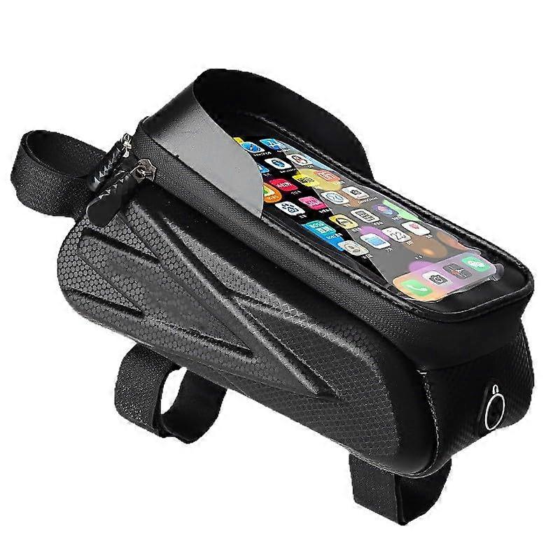 Bicycle Frame Bag Waterproof TPU Touch Screen 1.5 L Capacity Phone Case For Mountain Bikes Road Bikes EBikes