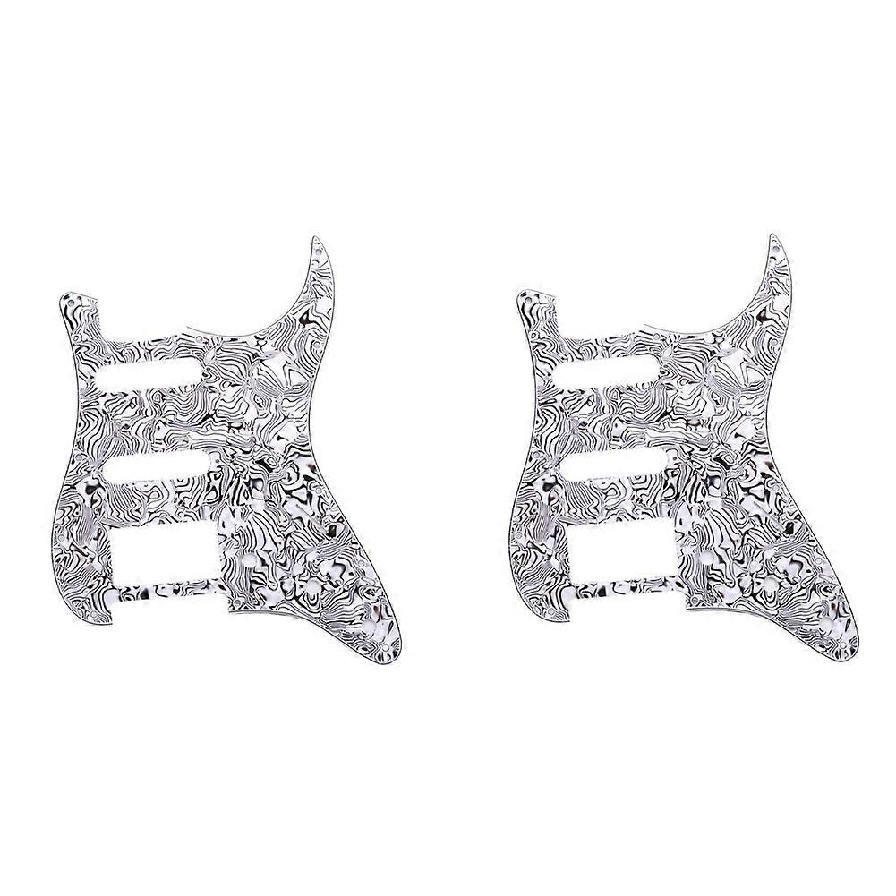 Guitar Accessories Guitar Pickguard Front Cover Black-White Shell
