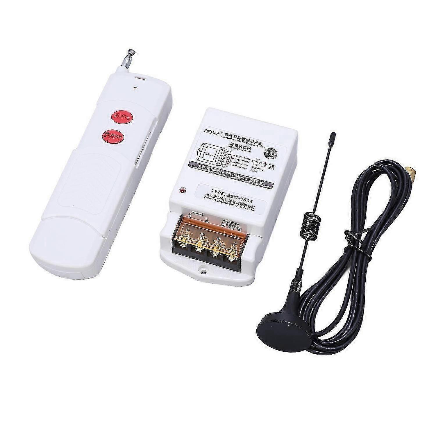 Remote Control Relay Switch Wireless RF Controller AC 380V for Machine Equipment