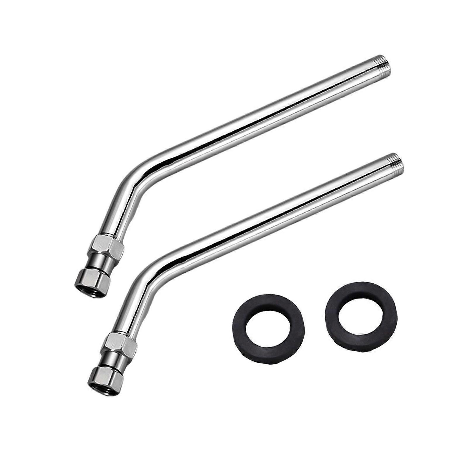 Pack of 2 Adjustment 135 Degree Shower Hose Elbows Showers Angle Adapters for enhances  Sprays Coverage & Leak Prevention Multicolor