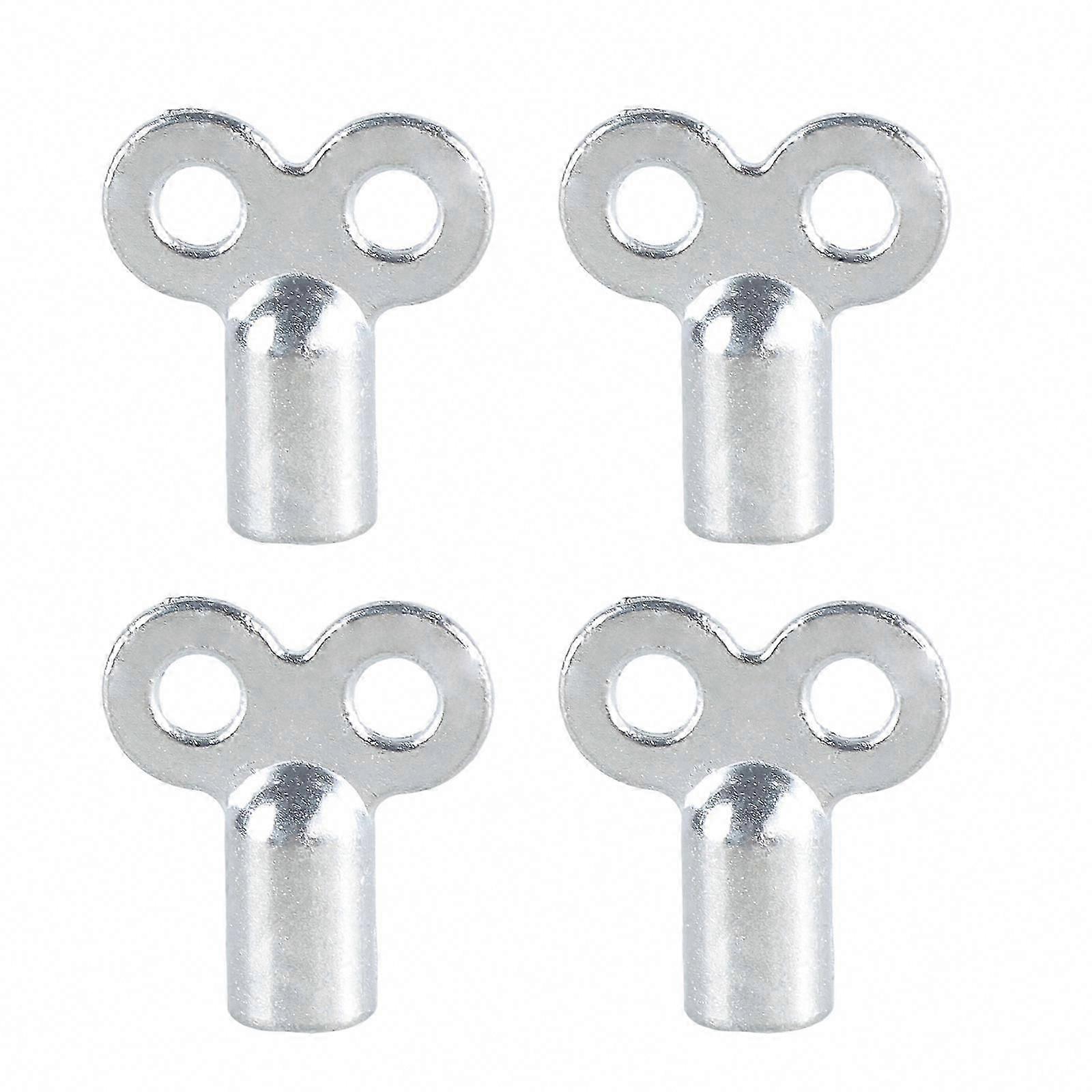 4-Piece Radiator Bleeder Wrench Set, Square Socket Key for Easy Venting & Noise Reduction in Tight Spaces
