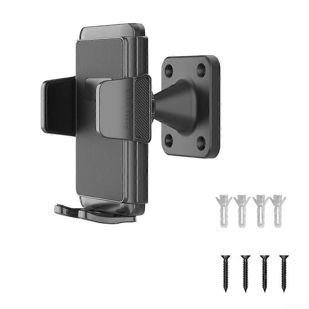 Adjustable Wall Mount Holder for Smartphones Universal Compatibility Adjustable Angle Compact Design