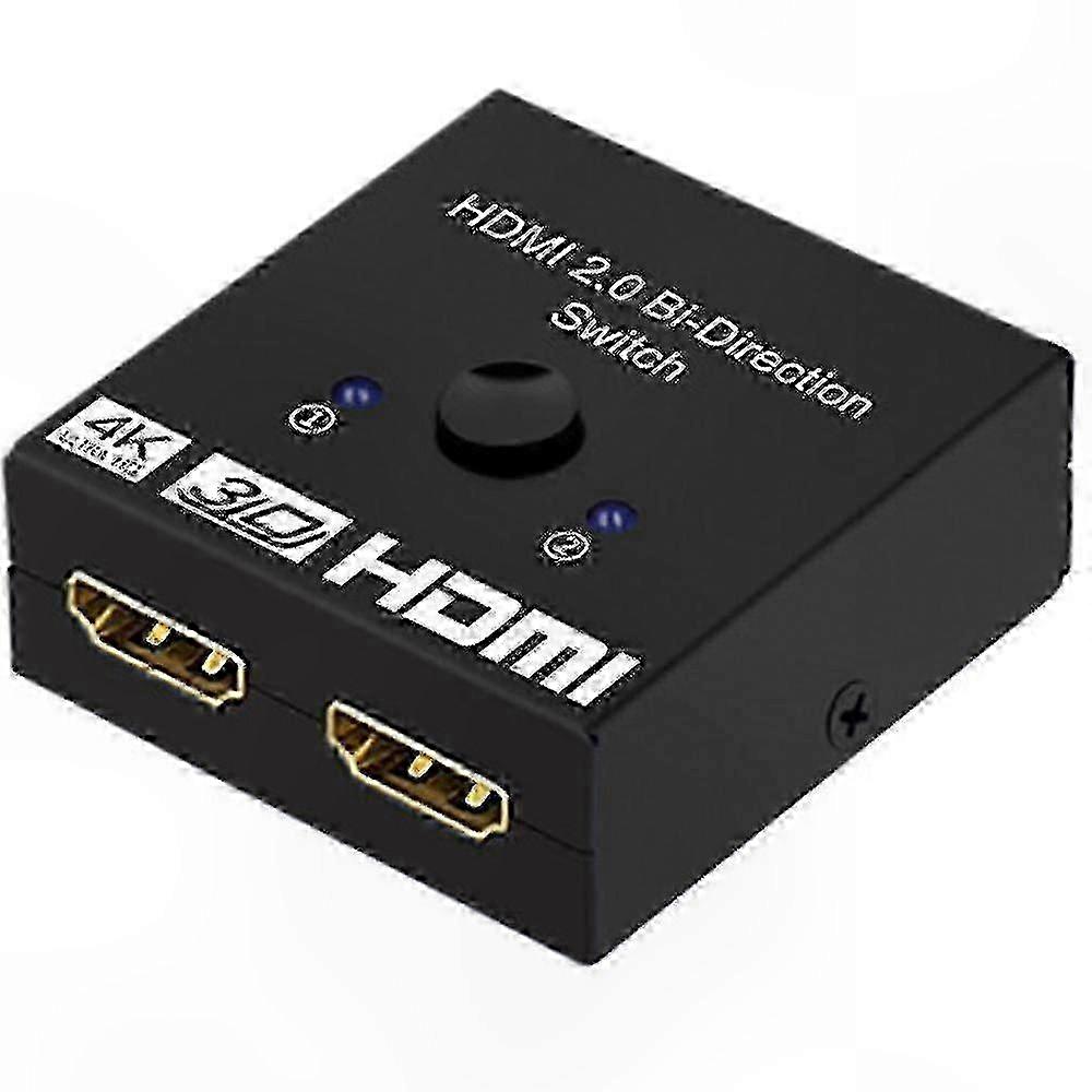 4K HDMI 2-Port Switch with Dual Output High-Definition Splitter Adapter SZRH