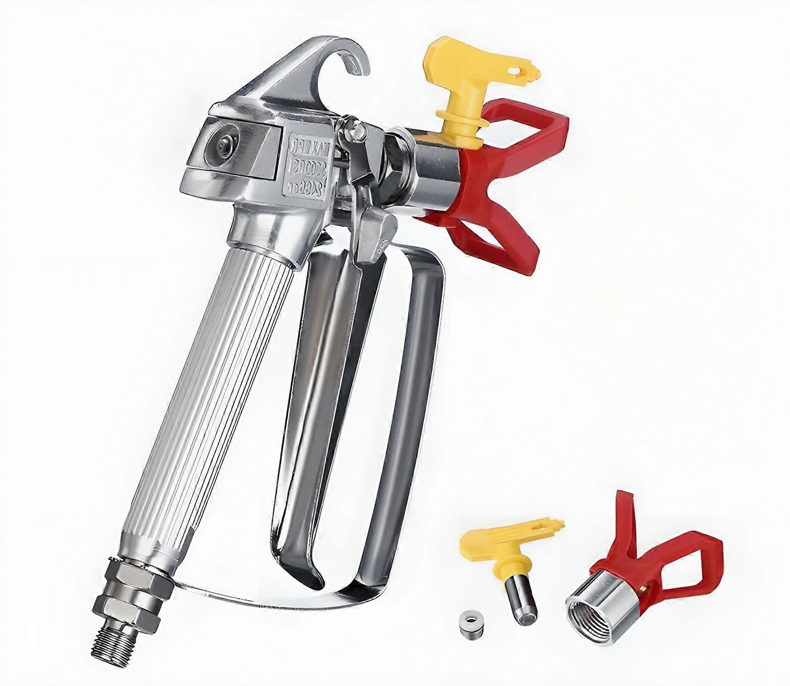 3600 PSI Airless Paint Spray Gun With 517 Tip And Tip Guard For Sprayers