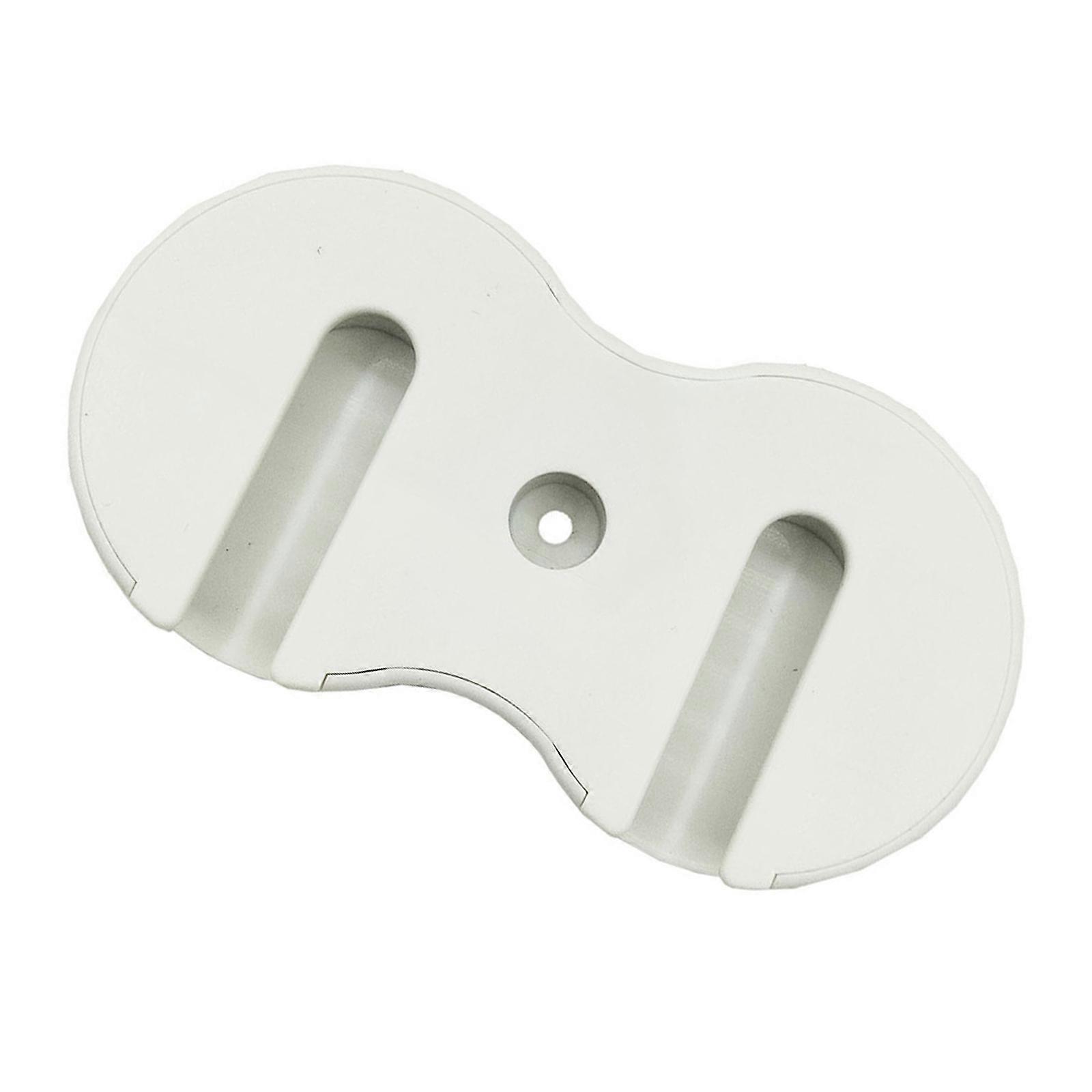 Game Handle Hanger Adhesive Holder Gamepad Mount Holder Hanging Bracket Under Desk Storage Rack for Controller  White