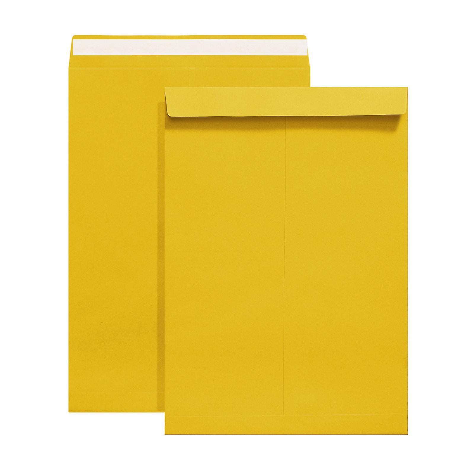 50Pcs Sealing Envelopes 12.7x9Inch Colorful Document Organiser Envelope for Mailing Wedding Invitation  Golden