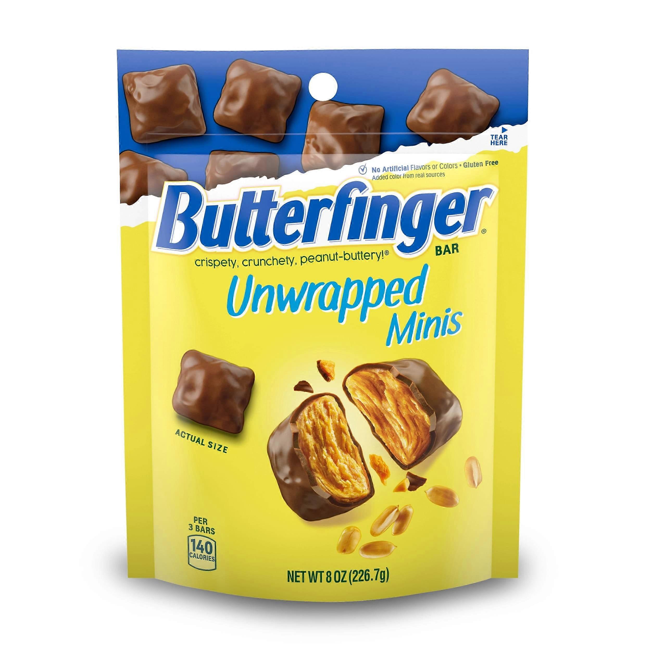 Butterfinger Bite-size Peanut-buttery τσάντα σοκολάτας, 8 oz