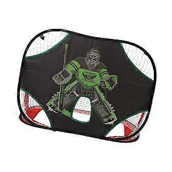 Polyster Substance Ice Hockey Practice Highlighting Goalkeeper Goal Plan For Excellent Accuracy And Realistic Exercises  White