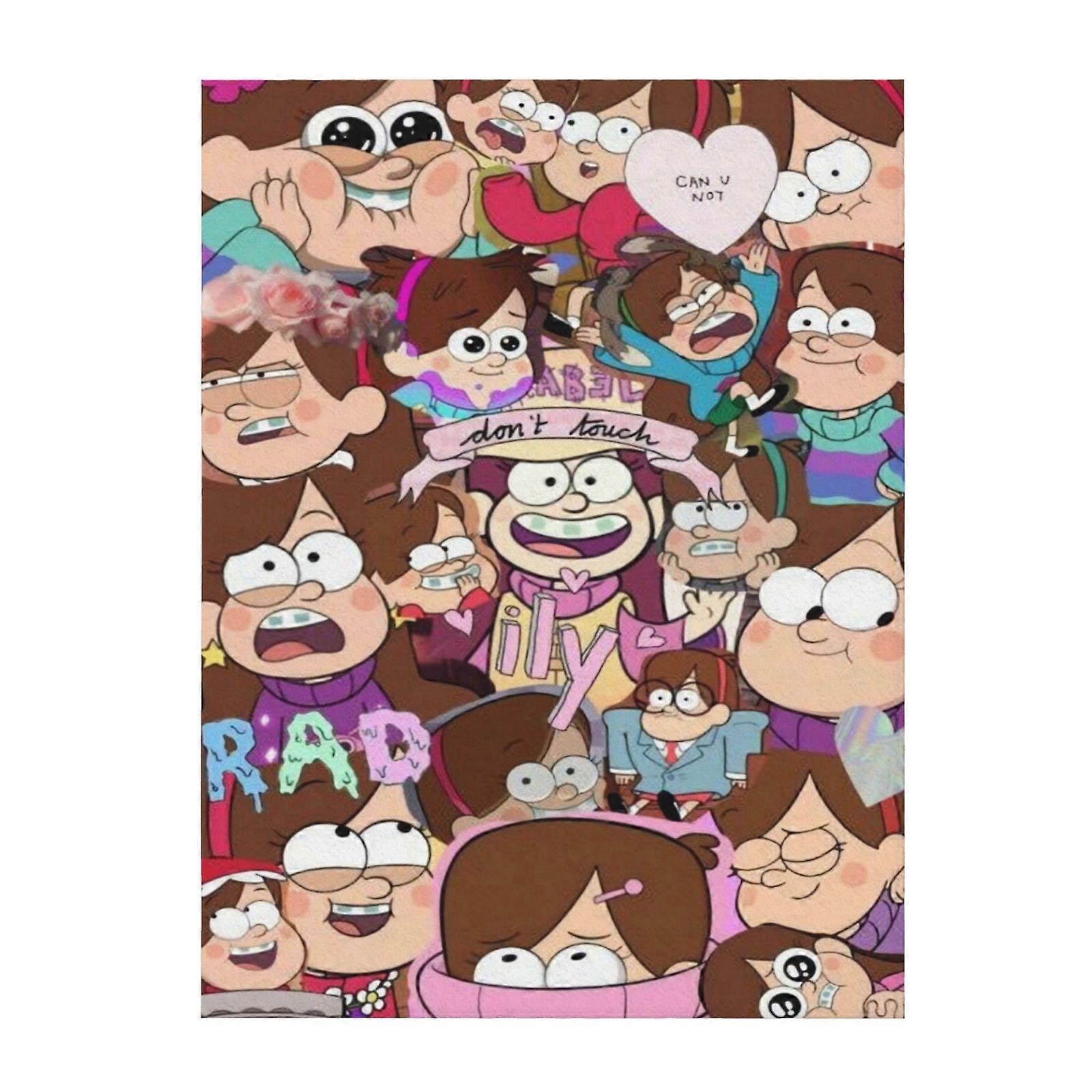 Gravity Falls Soft And Comfortable Throw Blanket Plush Lightweight Warm Plush Flannel Blanket And Throws For Couch Sofa Bed 50"X40"