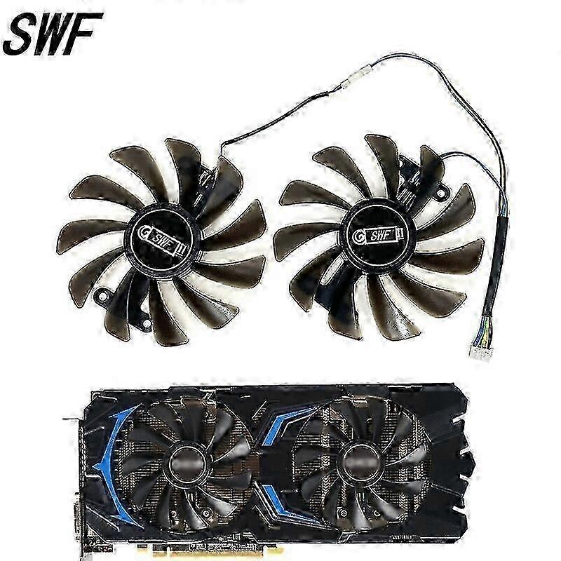 2pcs/lot GTX1070 GTX1070Ti GTX1080 fan For KFA2 GALAX GeForce GTX 1070 1070Ti 1080 EXOC SNPR Graphics Card cooler replace Fan z