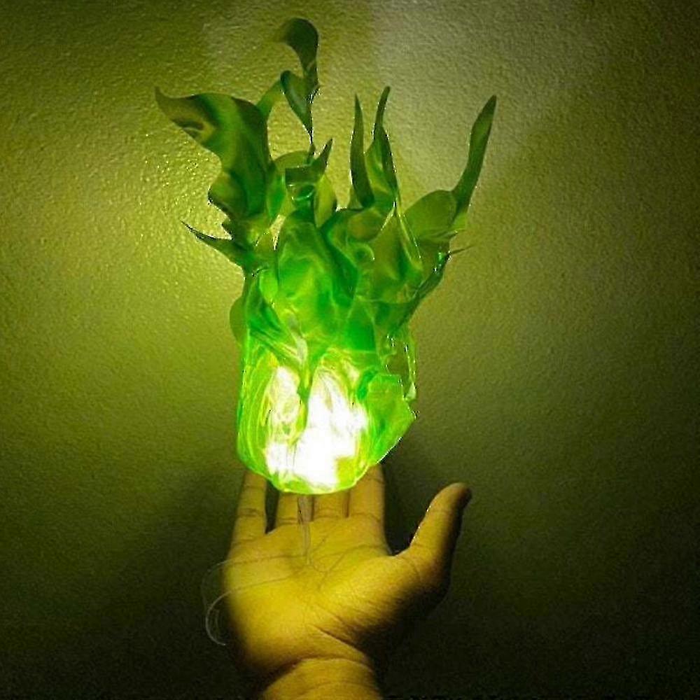 Green Floating Fireball Halloween Ornament Floating Fireball Flame Ornament Party Props