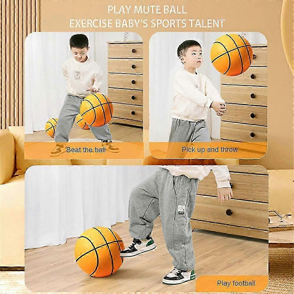 The Handleshh Silent Basketball Foam Basketball Indoor Training Ball Size Varying Net Set