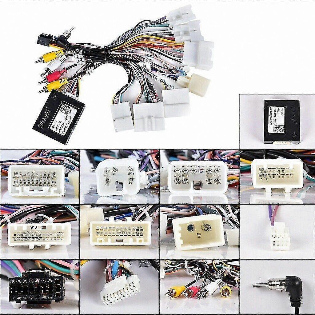 Car Stereo Radio Power Wiring Harness Adapter for Amplifier Support