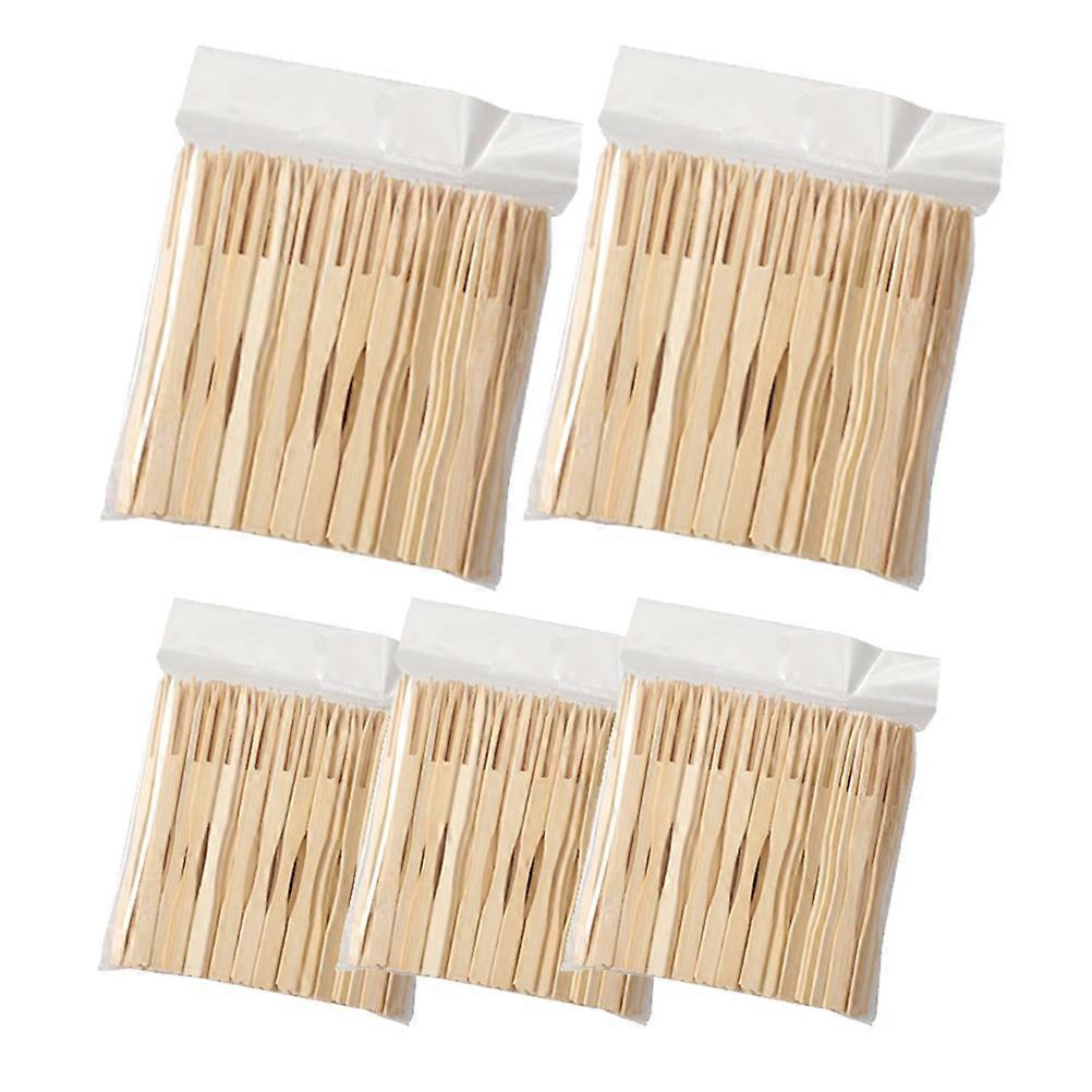 Bamboo for Food Picking 500Pcs Eco Friendly