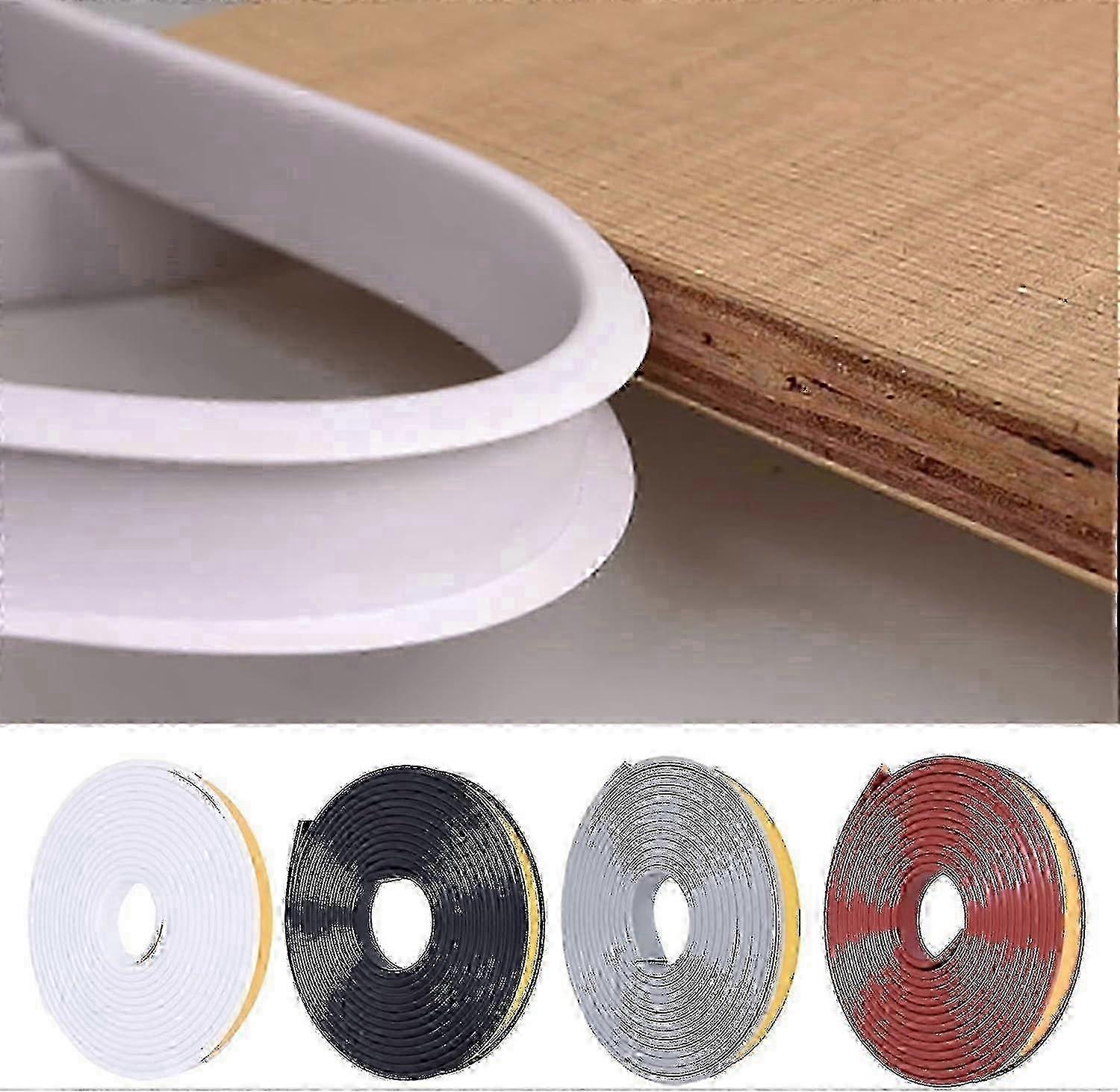 U-compatible withm Furniture Edge Tape, 5m - Flexible Tpe, Bendable Edge Protection, compatible with Cabinet Edges, Moldings, Worktops
