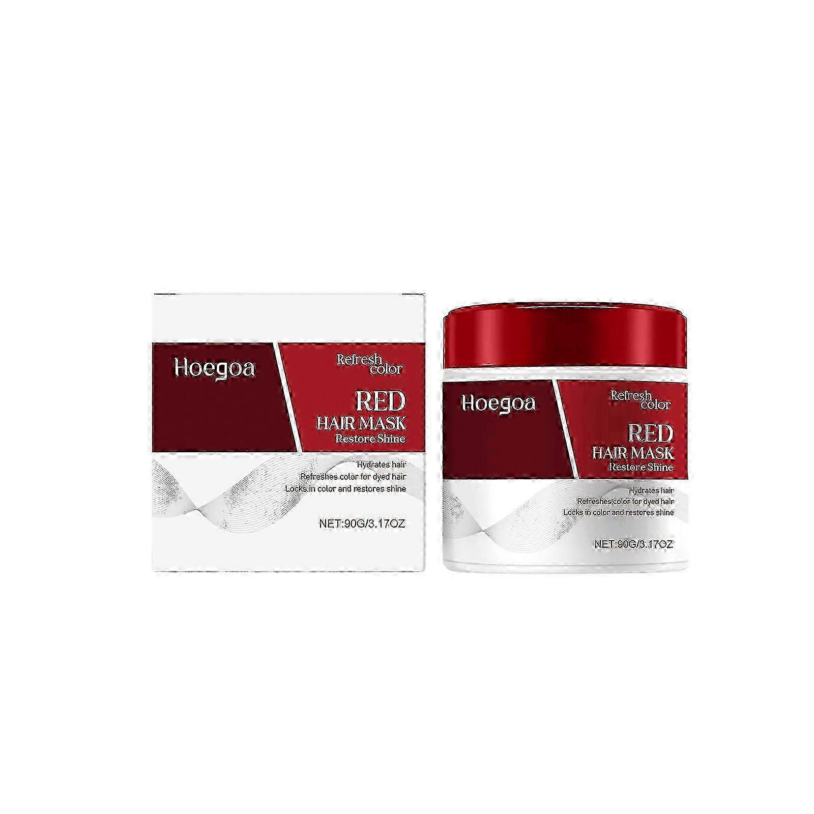 Red Hair Mask Color Boosting Conditioner: Enhance Red Tones, Hydrate & Color Depositing for Color-Treated Hair (90g)
