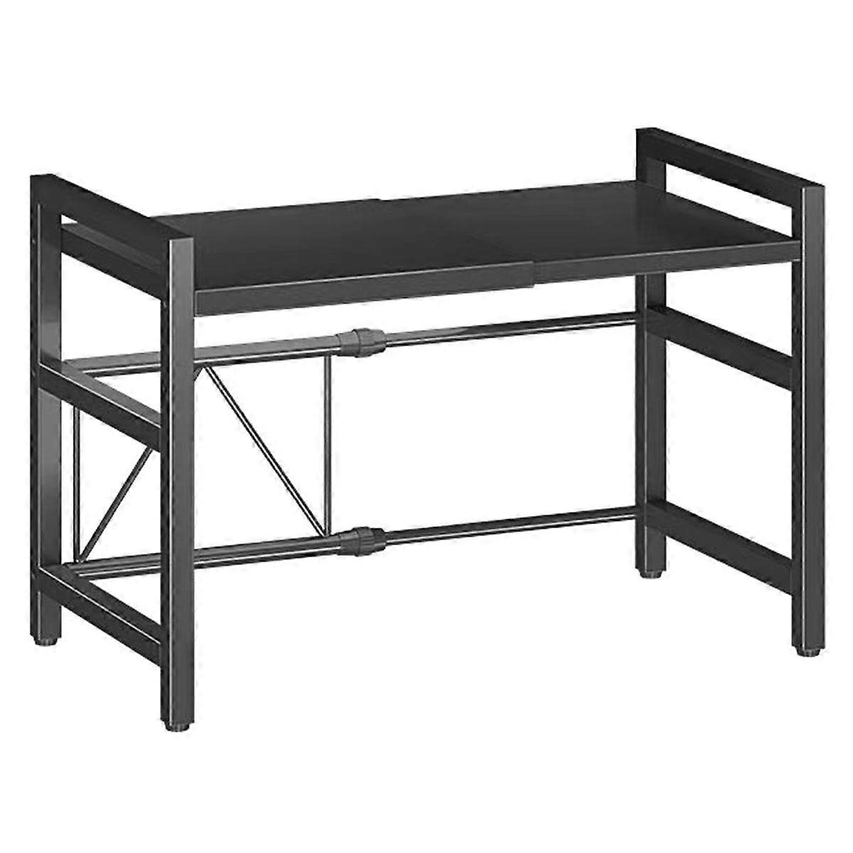 1pc Expandable Microwave Shelf OrganizerMoisture Proof Storage