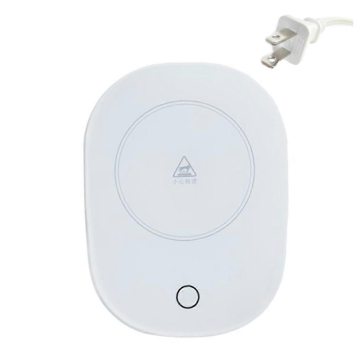 USB Mug Warmer with Temperature Control Shock Resistant Glass Panel for Coffee Tea Milk Cups