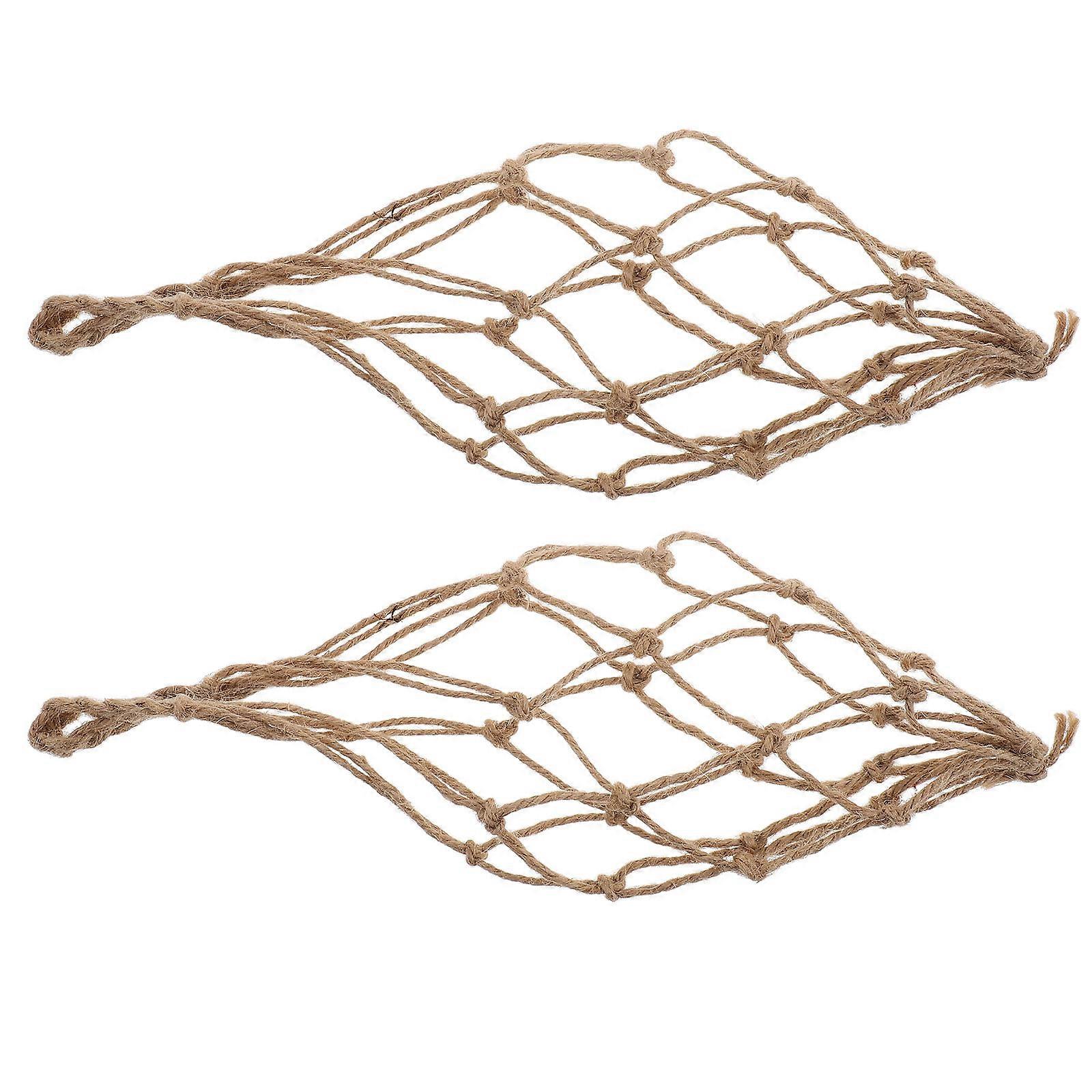 2pcs Portable Carrier Net Bag Handheld Jar Holder Beer Carrier