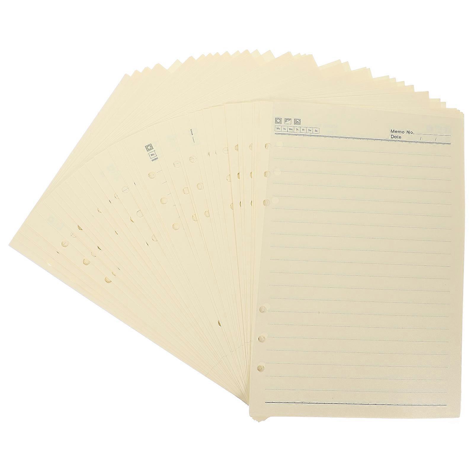 Smooth Writing Notebook Refill Loose Leaf Paper 60 Sheets for Planner