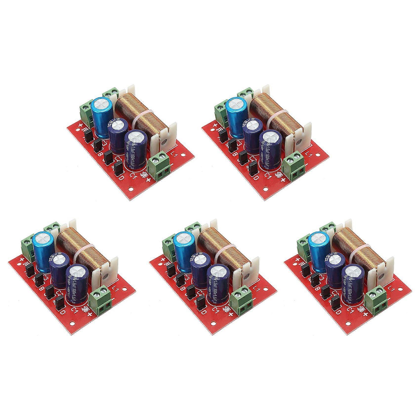 5X 400W Speaker Crossover 2 Way High-Low 4-16 Ohm Frequency Divider for Speaker