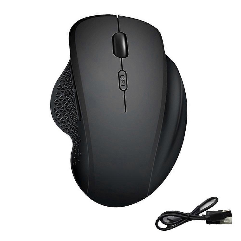 Wireless Mouse Bluetooth for Computer Laptop Dual Mode Ergonomic Rechargeable Mouse Black
