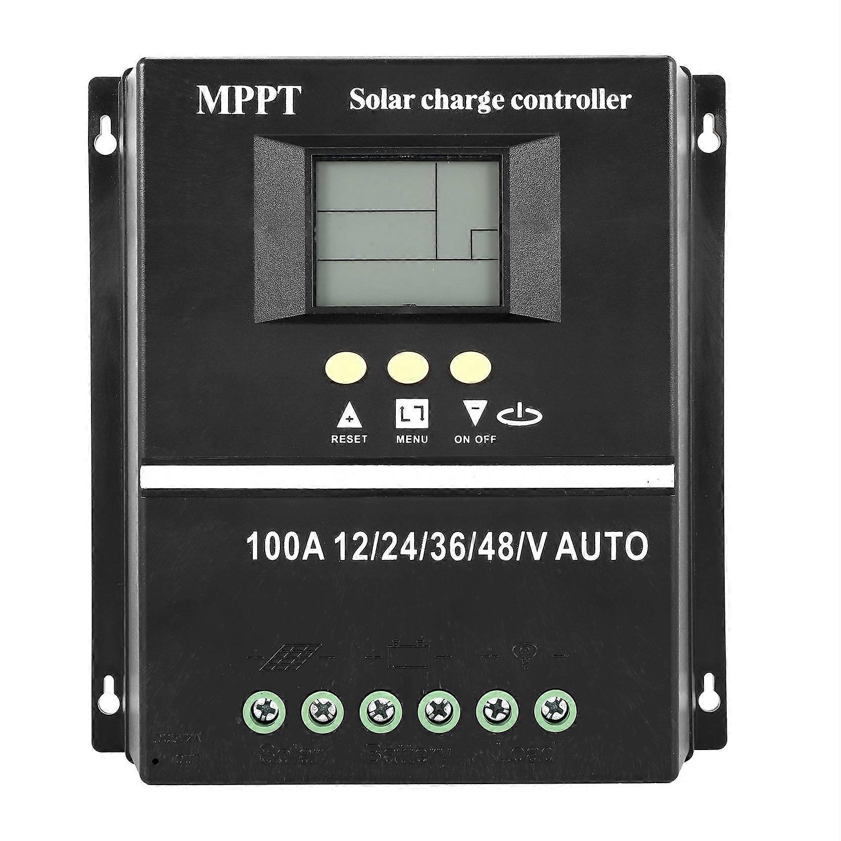 PWM 100A 12V 24V 36V 48V AUTO Solar Panel Charge Controller