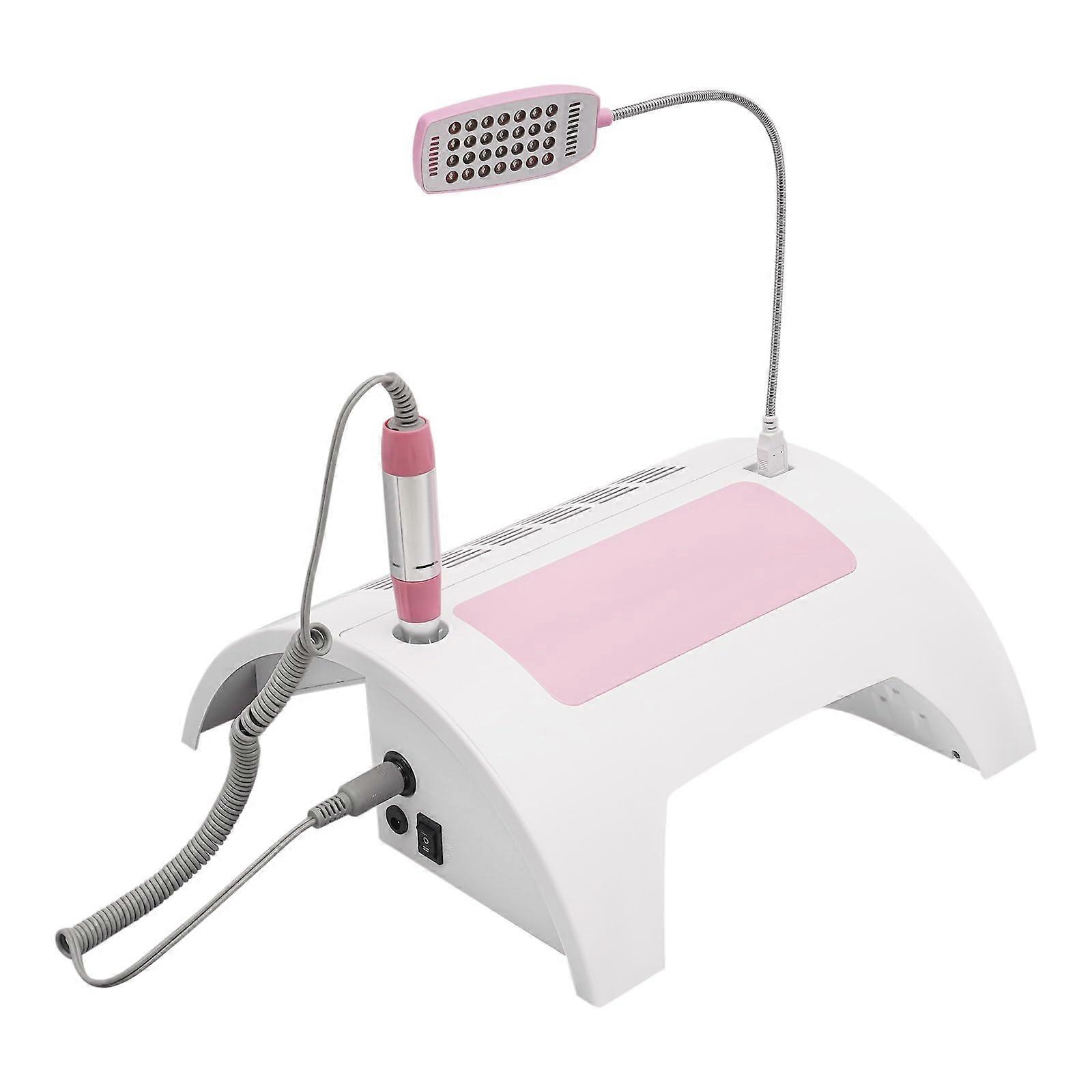 5 in 1 Nail Station with 60W UV LED Lamp, Electric Manicure Machine with Dust Collector for Salon and Home