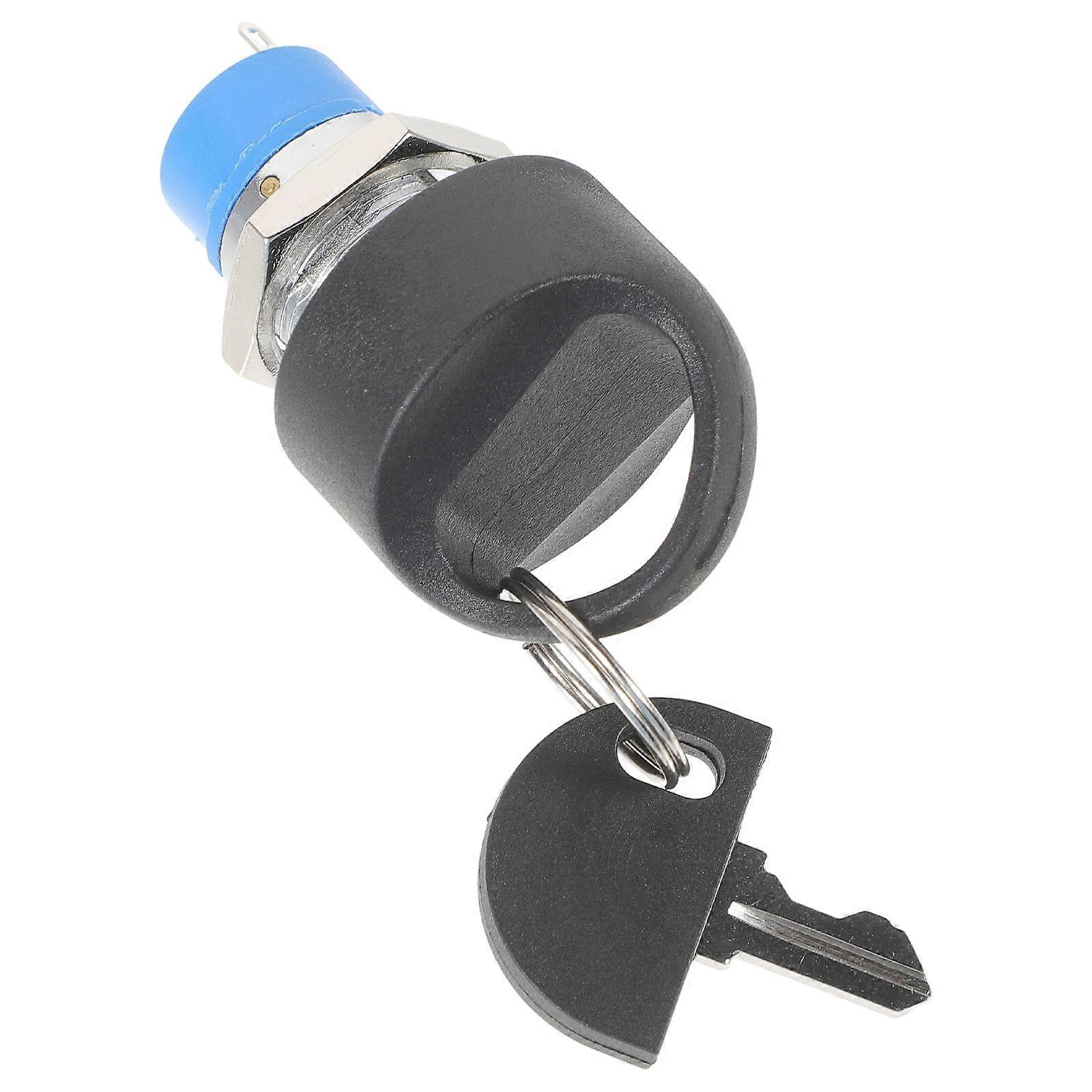 Ignition with Key Mobility Scooter Start Switch Replacement 3Pcs Set