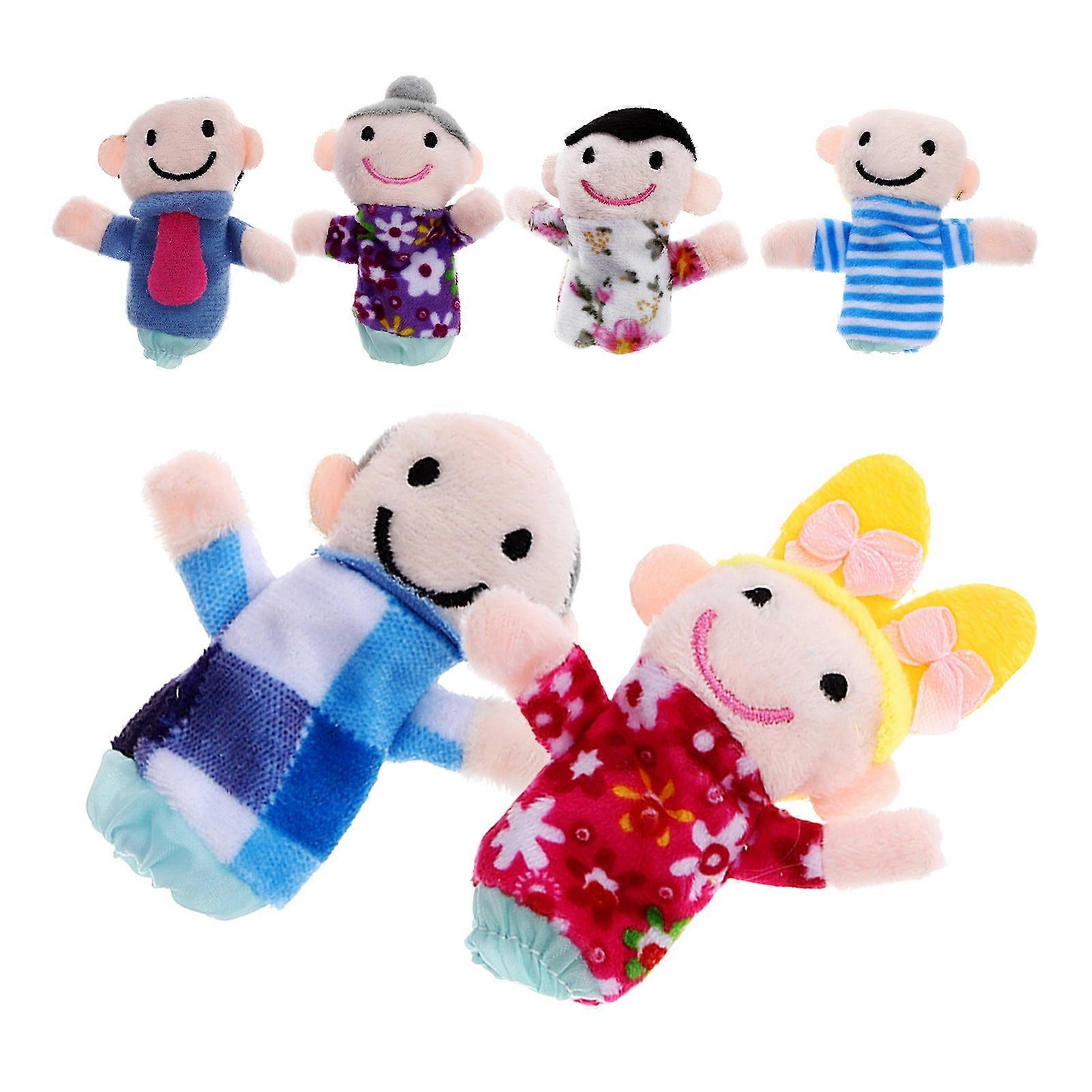 30Pcs Family Hand Puppet for Role- from Cloth Material