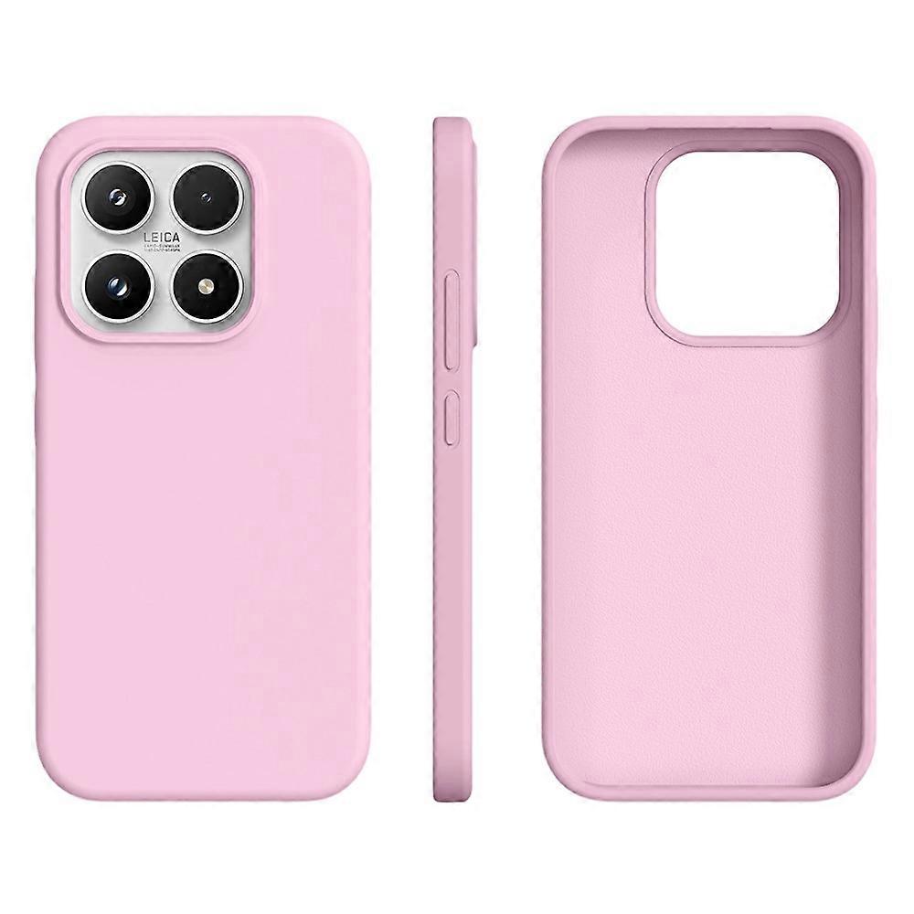 Compatible For Xiaomi 17 Case Ultra Thin Liquid Silicone + PC Phone Cover with Camera Touch Control Button