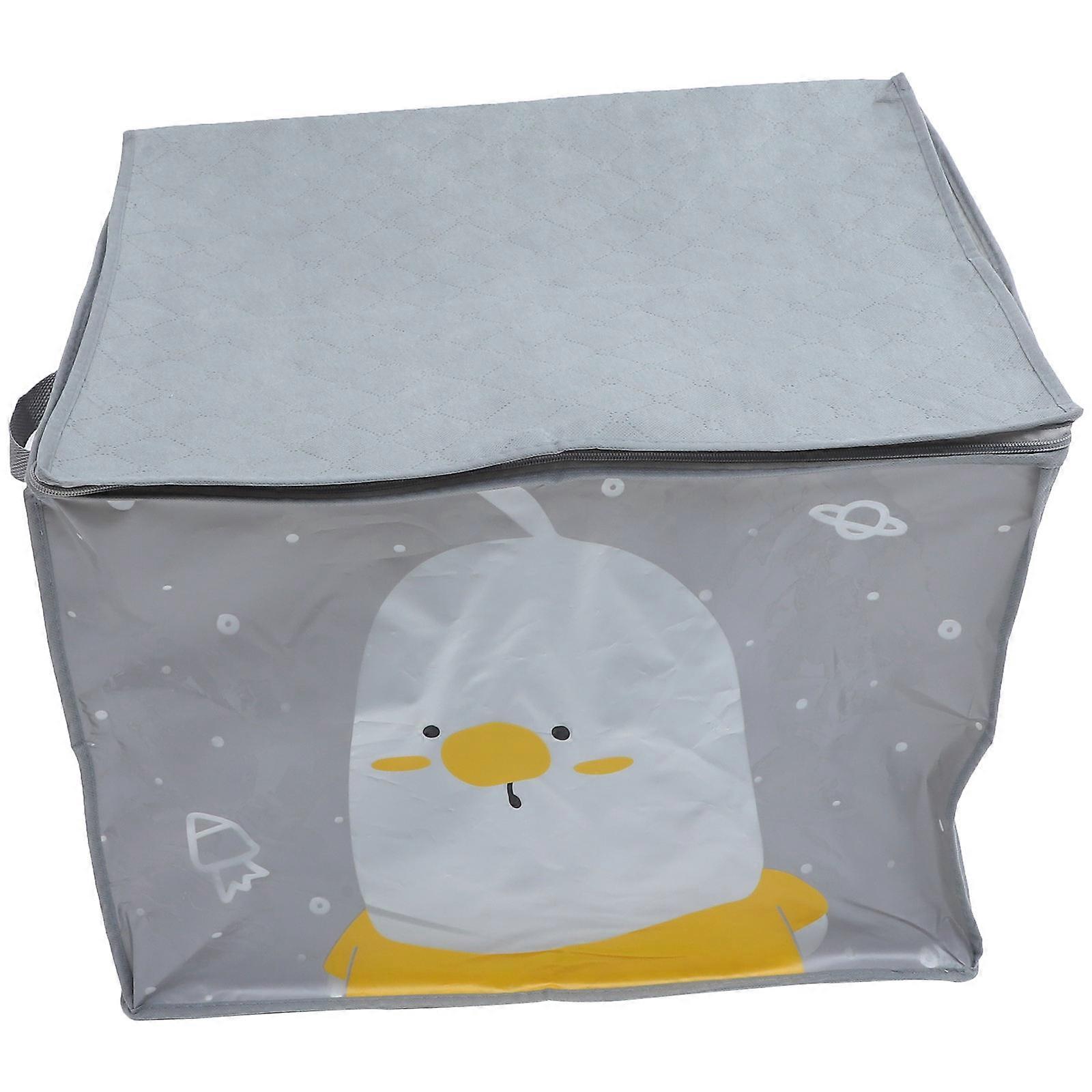 Thickened Rectangular Quilt Container For Bedroom And Basement 53X43X40CM Efficient Storage 4Pcs