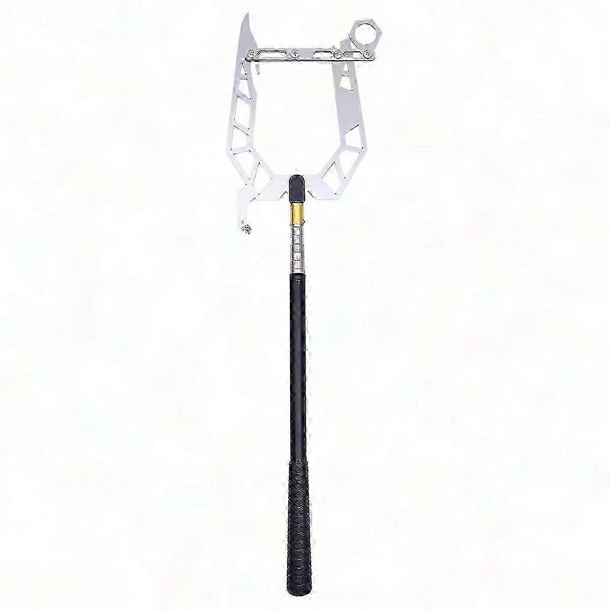 Telescoping Boat Hook With Dock Line Threader - Long Reach Mooring Rope And Cable Guide Tool
