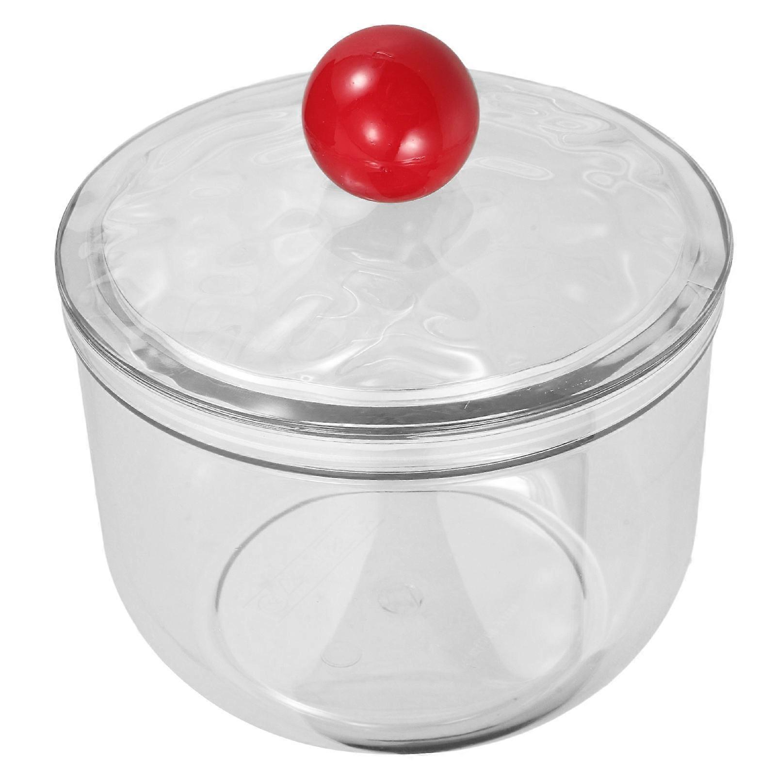 Candy Jar Transparent Plastic Container for Cookie Storage 900Ml