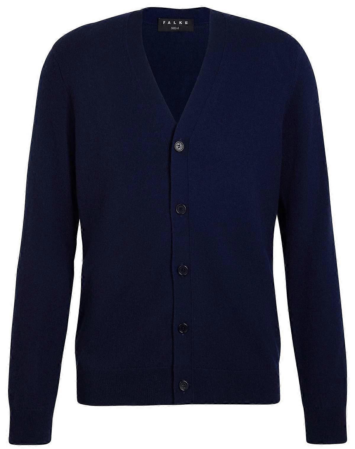 Falke Pure Cashmere Cardigan - Space Blue