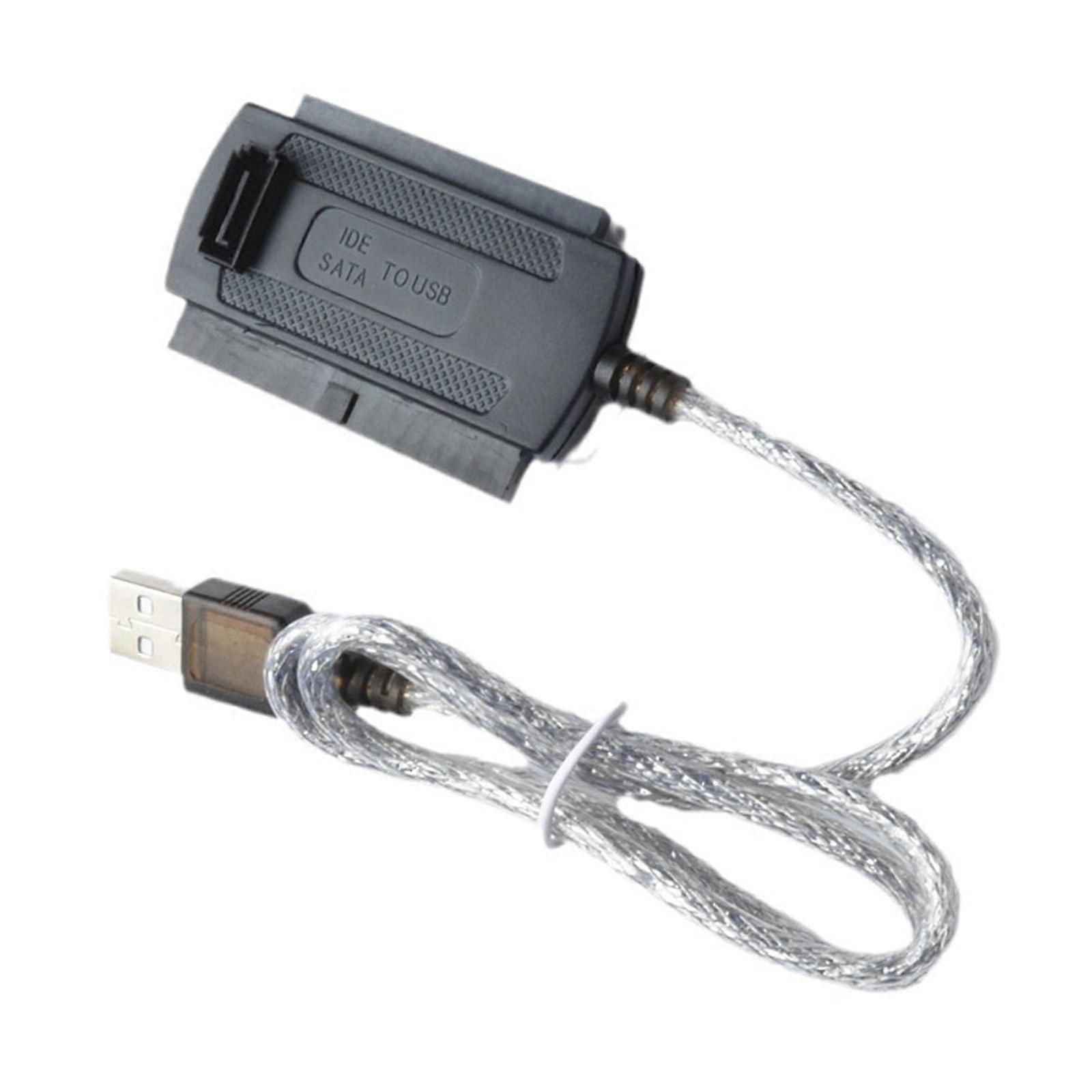 USB to IDE Adapter Transparent External Hard Drive Dock Speed Data Transfer Plug and Play