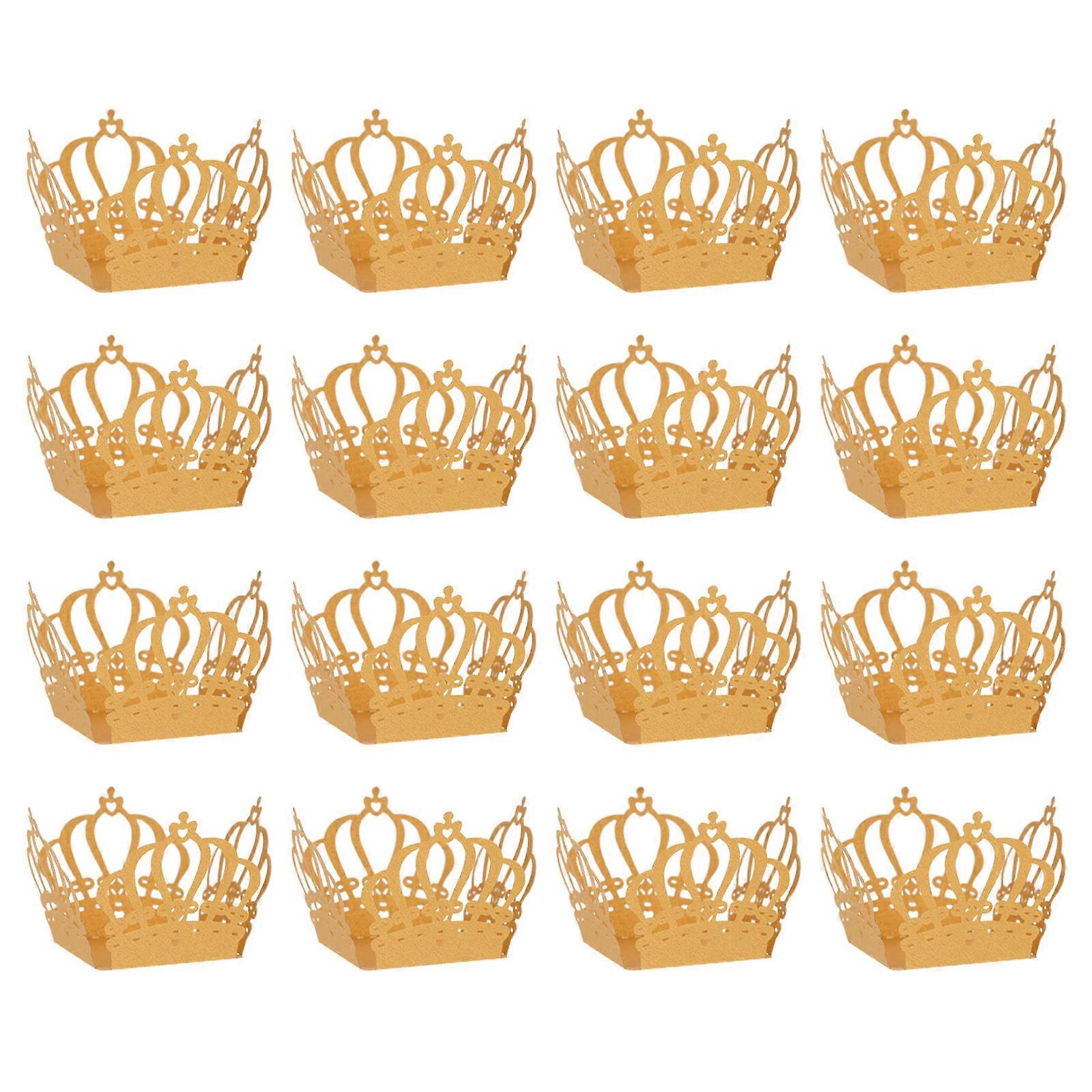 Decorative Chocolate Paper Liner Elegant Style Candy Wrapping 50Set