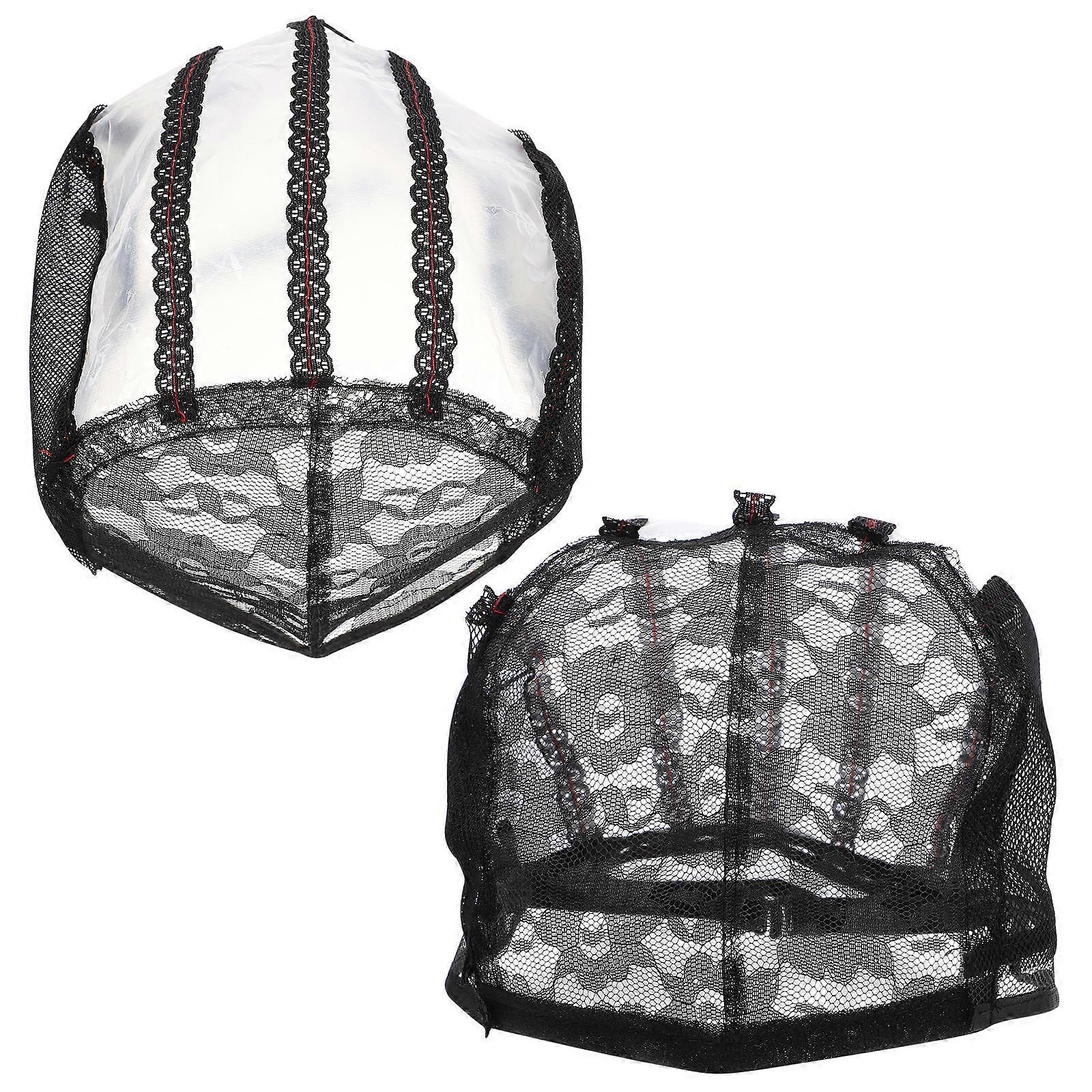 Breathable Wig Net Head Cover Lace Wig Caps for 2Pcs Pack