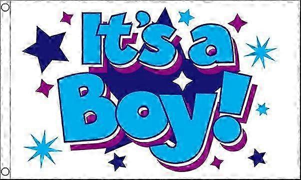 Its A Boy (stars) Flag
