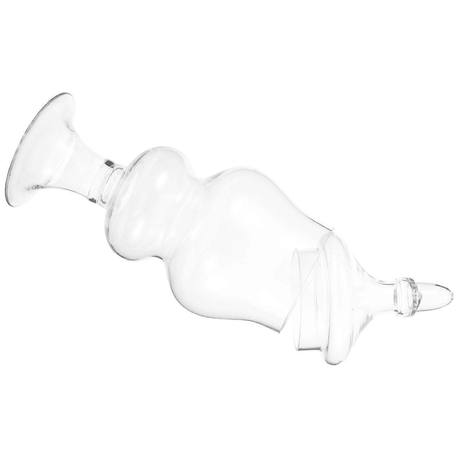 Transparent Glass Candy Container for Home Use Marshmallow Jar