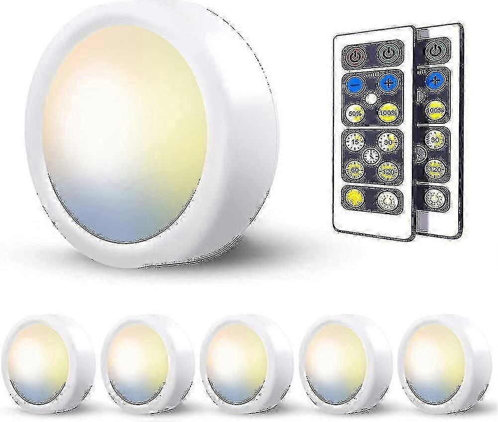 Led Spots Battery-operated With Remote Control - Cabinet
