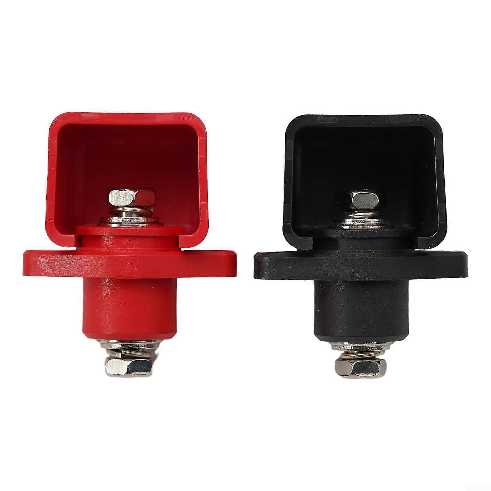 2PCS 300A Copper Battery Terminals for Lithium Storage Cabinets,  Current Connectors