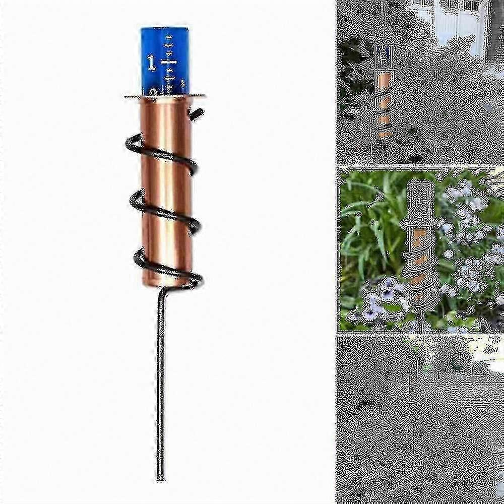 Copper Precision Rain Gauge for Garden and Yard Use
