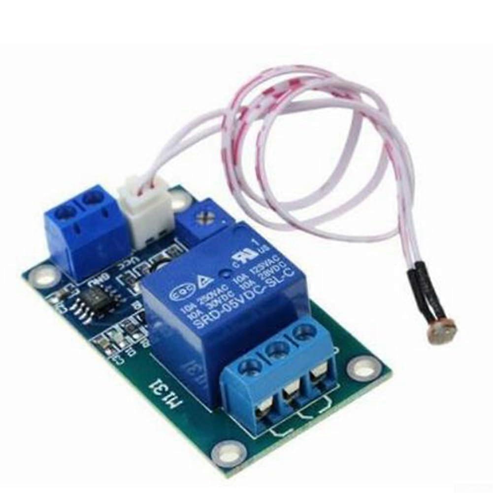 Light Sensor Switch 12V Photoresistor Module with Adjustable Sensitivity for Street Light Automation