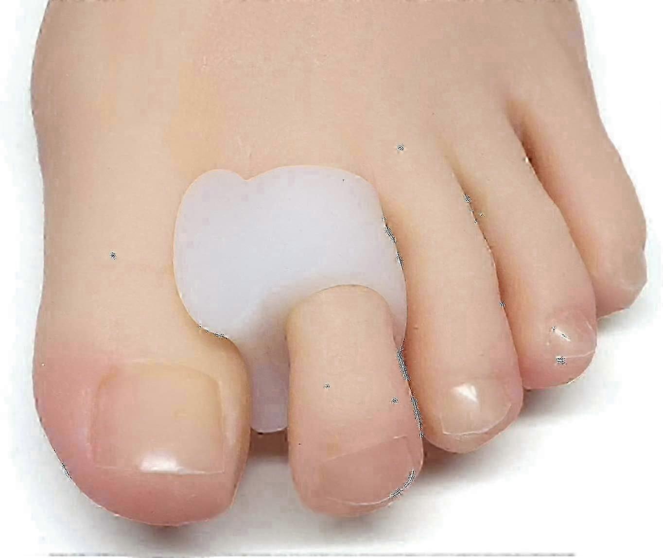 8pcs Toe Separators for Overlapping Toes, Bunion Relief & Big Toe Alignment Support