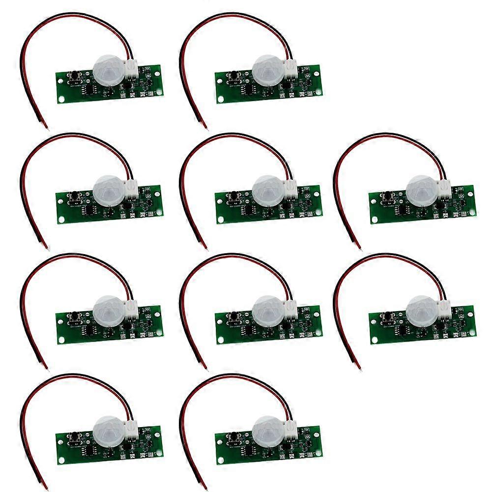 10PCS 3.7V Infrared Human Body Induction Solar Circuit Board Control Sensor Night Light Module Controller Module