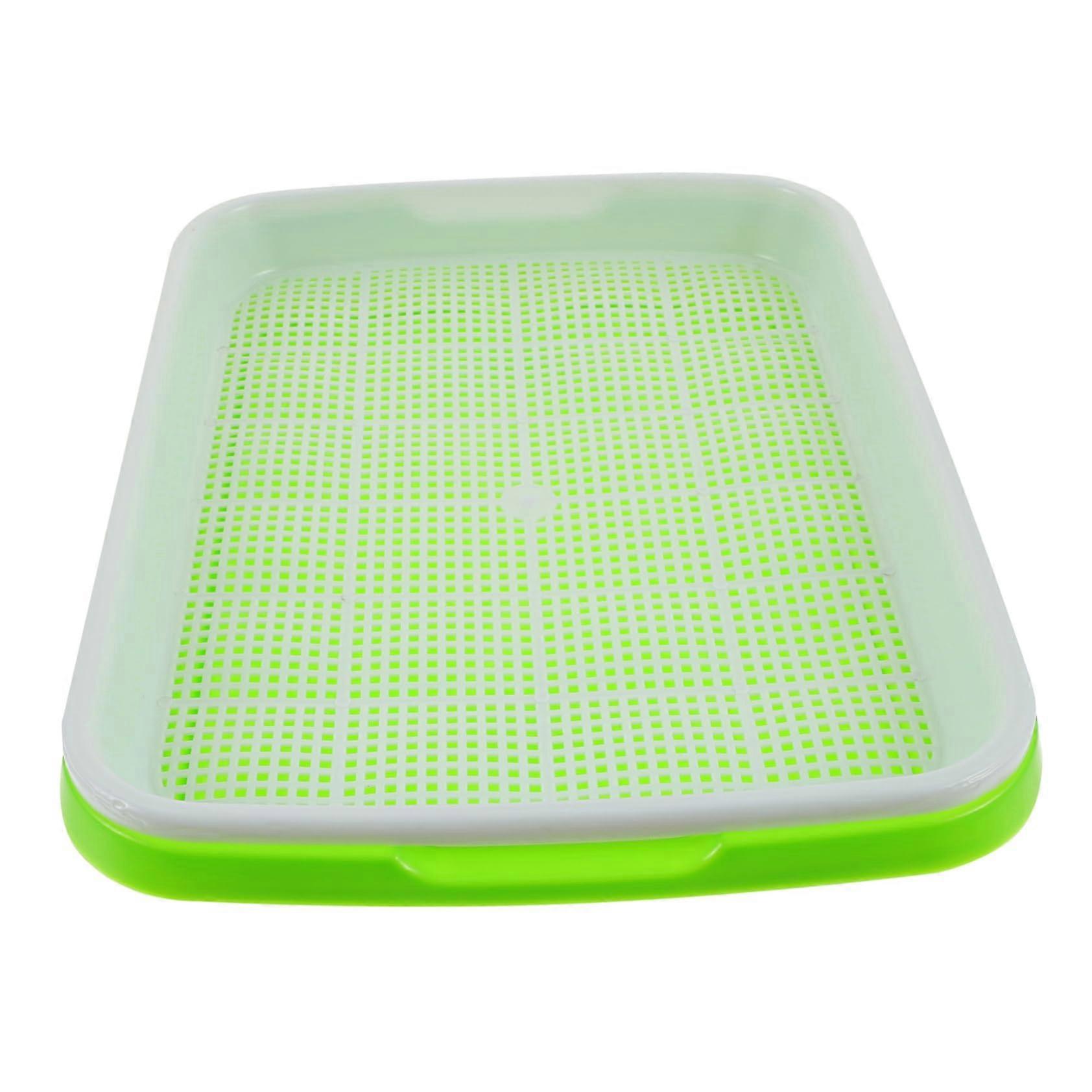 Seed Starter Tray Plastic for Greenhouse with Uniform Germination Support and Hydroponic Use