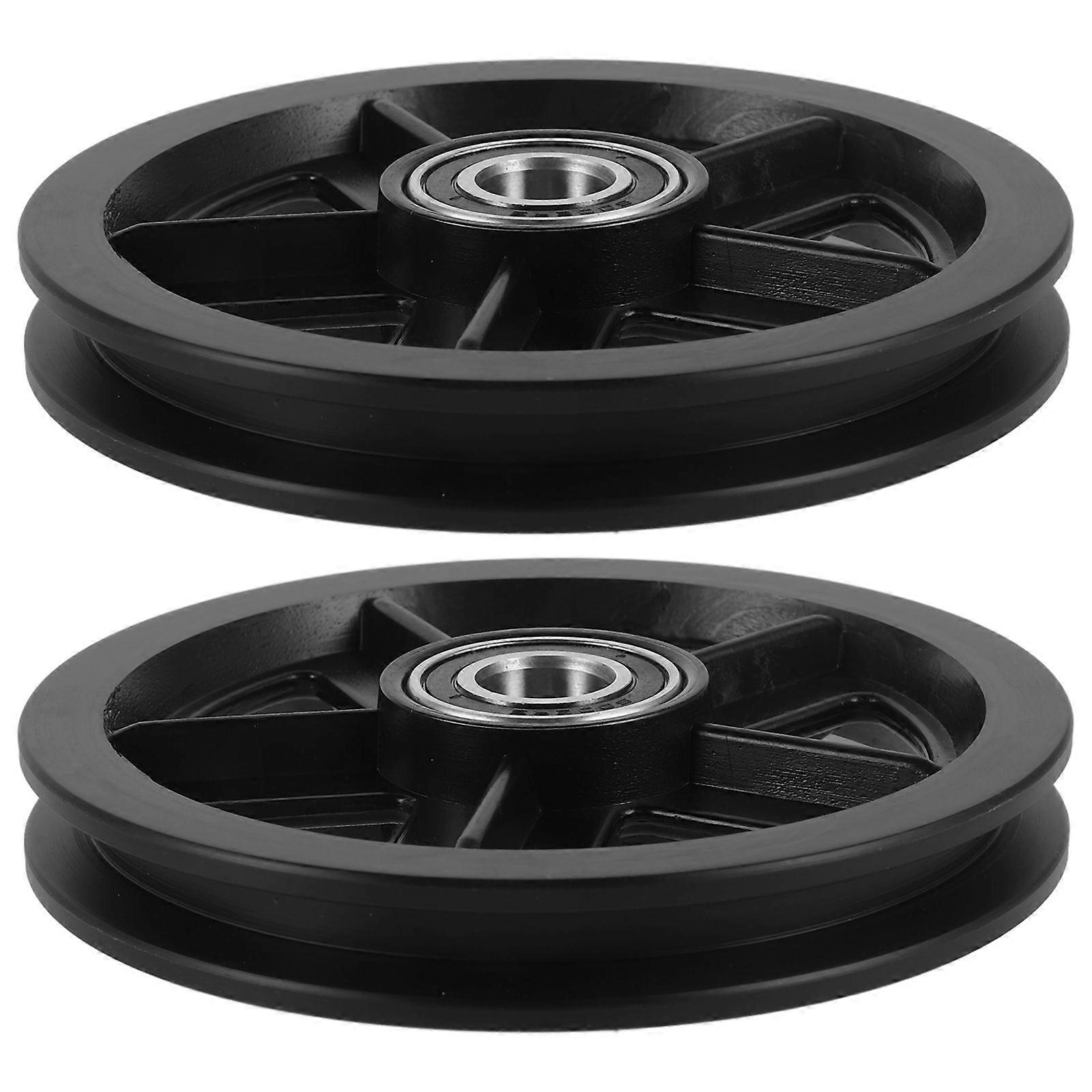 1 Pair Multipurpose Pulley Roller Guide Wheel Hardware Doors Window Groove Wheel