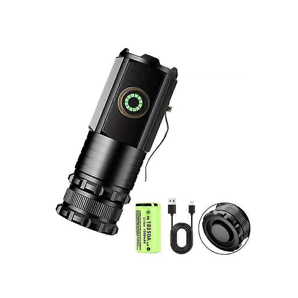 LED Rechargeable Flashlight Super Bright Waterproof Magnetic Mini Torch with Pocket Clip for Camping