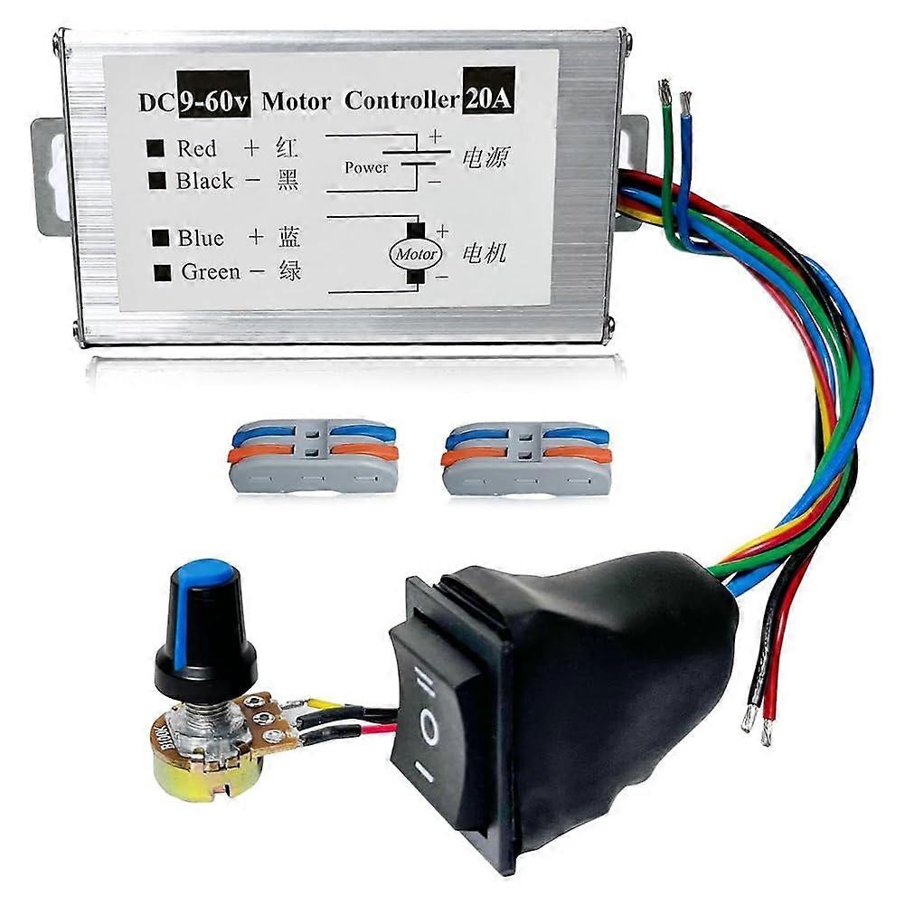 DC Motor Speed Controller PWM 960V 20A with Reverse Switch for Precise Bidirectional Control